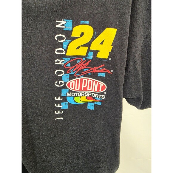 NASCAR Racing Vtg 2001 Jeff Gordon 24 Running Hot Du Pont Shirt Men’s XL - Picture 3 of 7